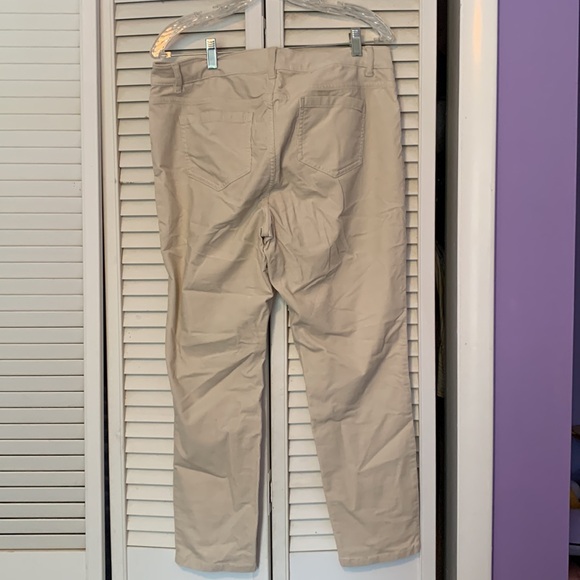 JJill off white corduroy pants 12petite - Picture 2 of 3